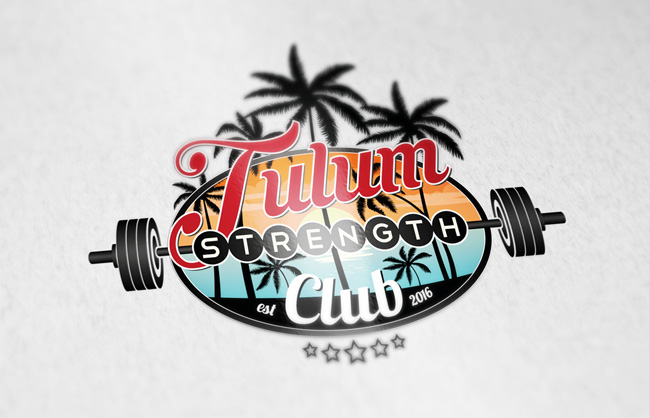 creación de logotipo Tulum Strength Club